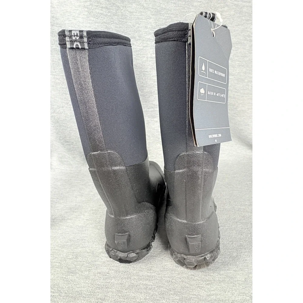 Bogs Classic High Boots Mens 7 Black Waterproof Insulated Winter Boots Non Slip